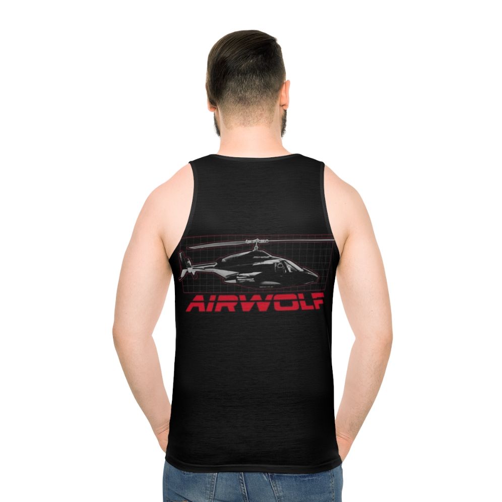 Airwolf 80s Helicopter Unisex Tank Top