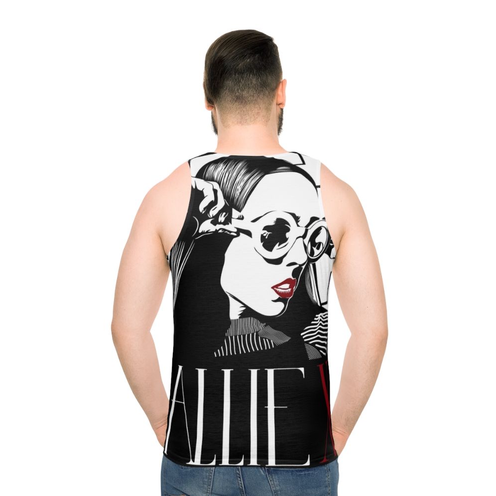 Allie X portrait unisex tank top