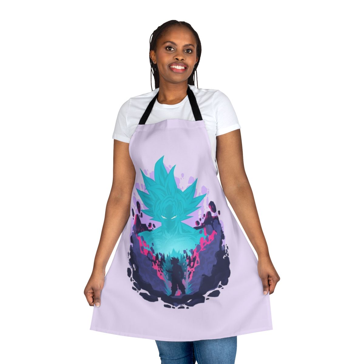 Ultra Instinct Power Apron - Anime Themed Kitchen Accessory