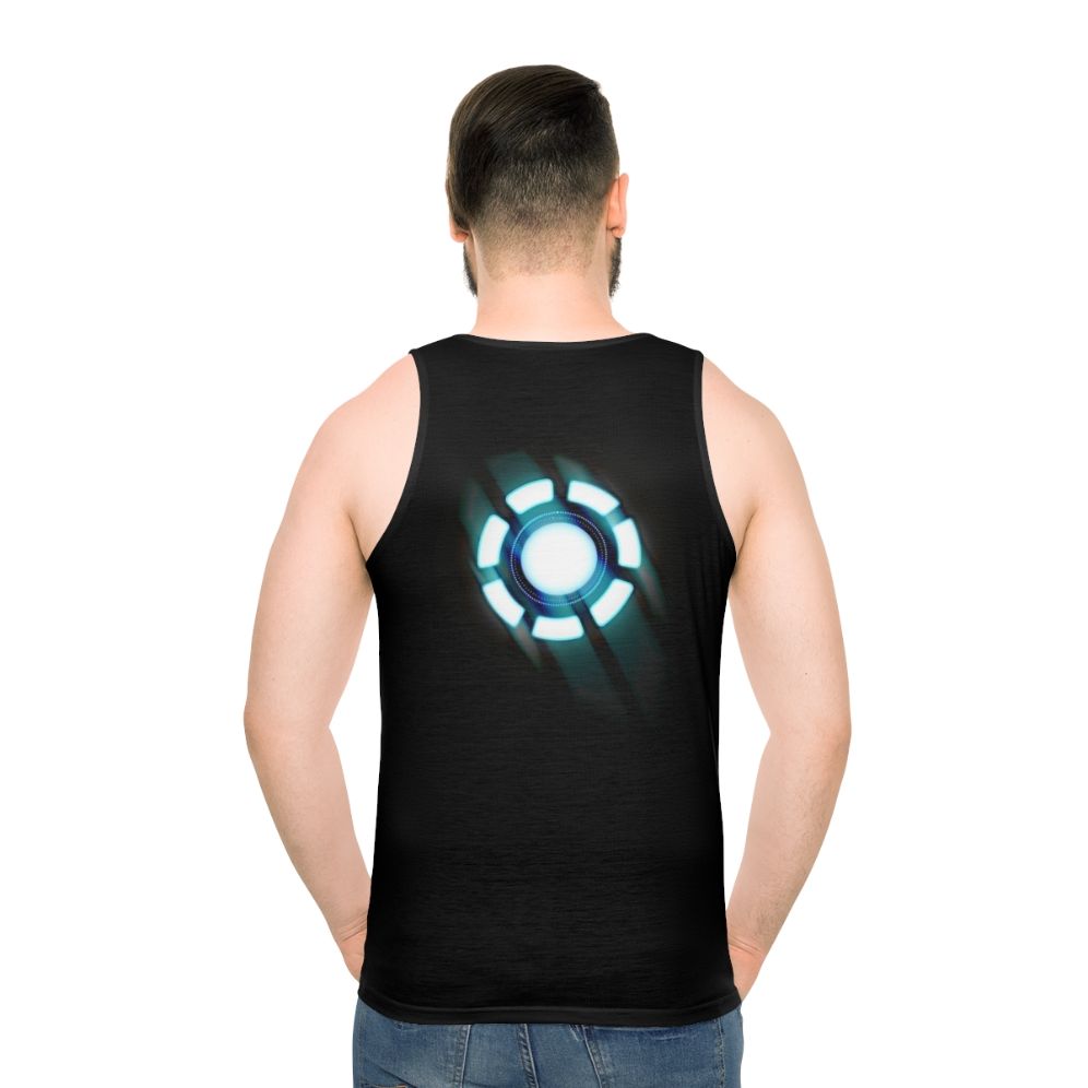 Unisex tank top with arc reactor design