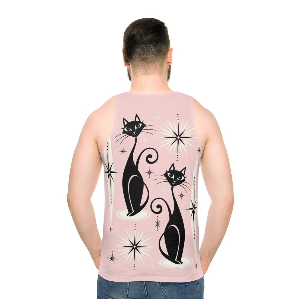 Atomic Meow Unisex Mid-Century Modern Tank Top