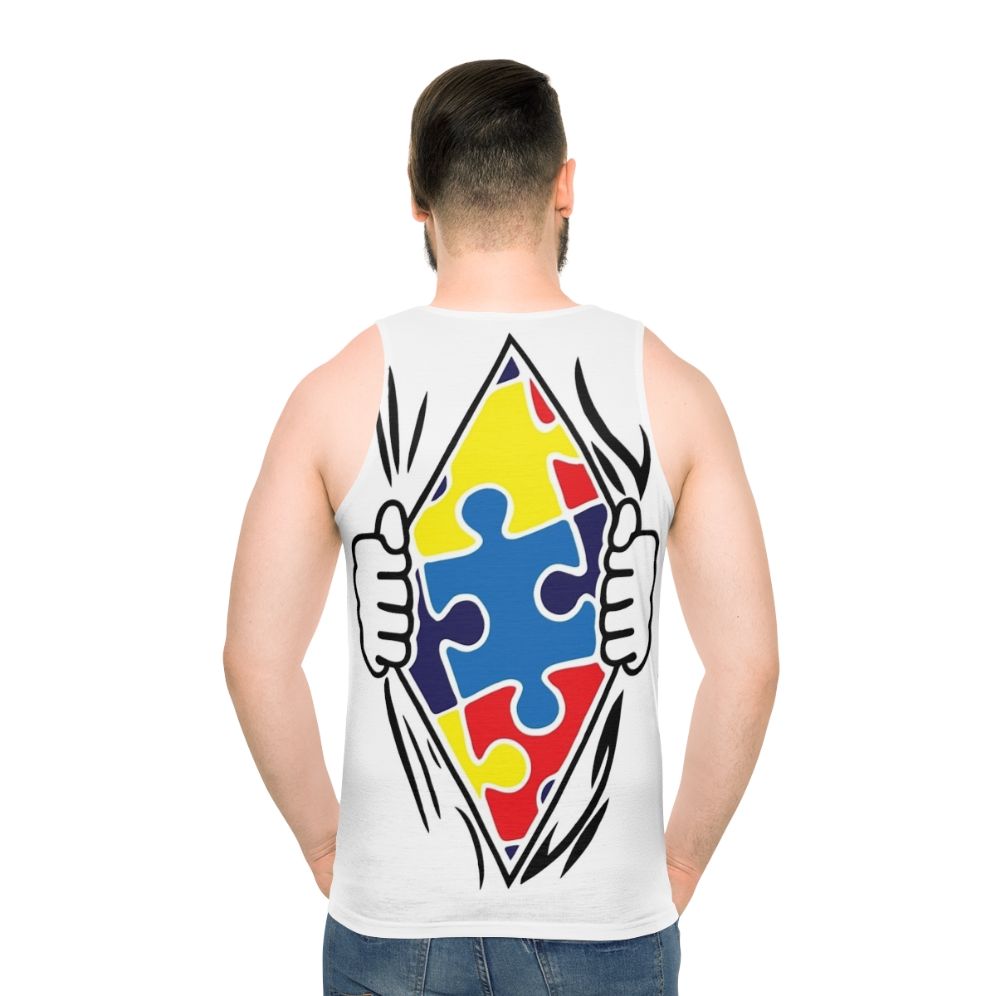 Autism Superhero Unisex Tank Top