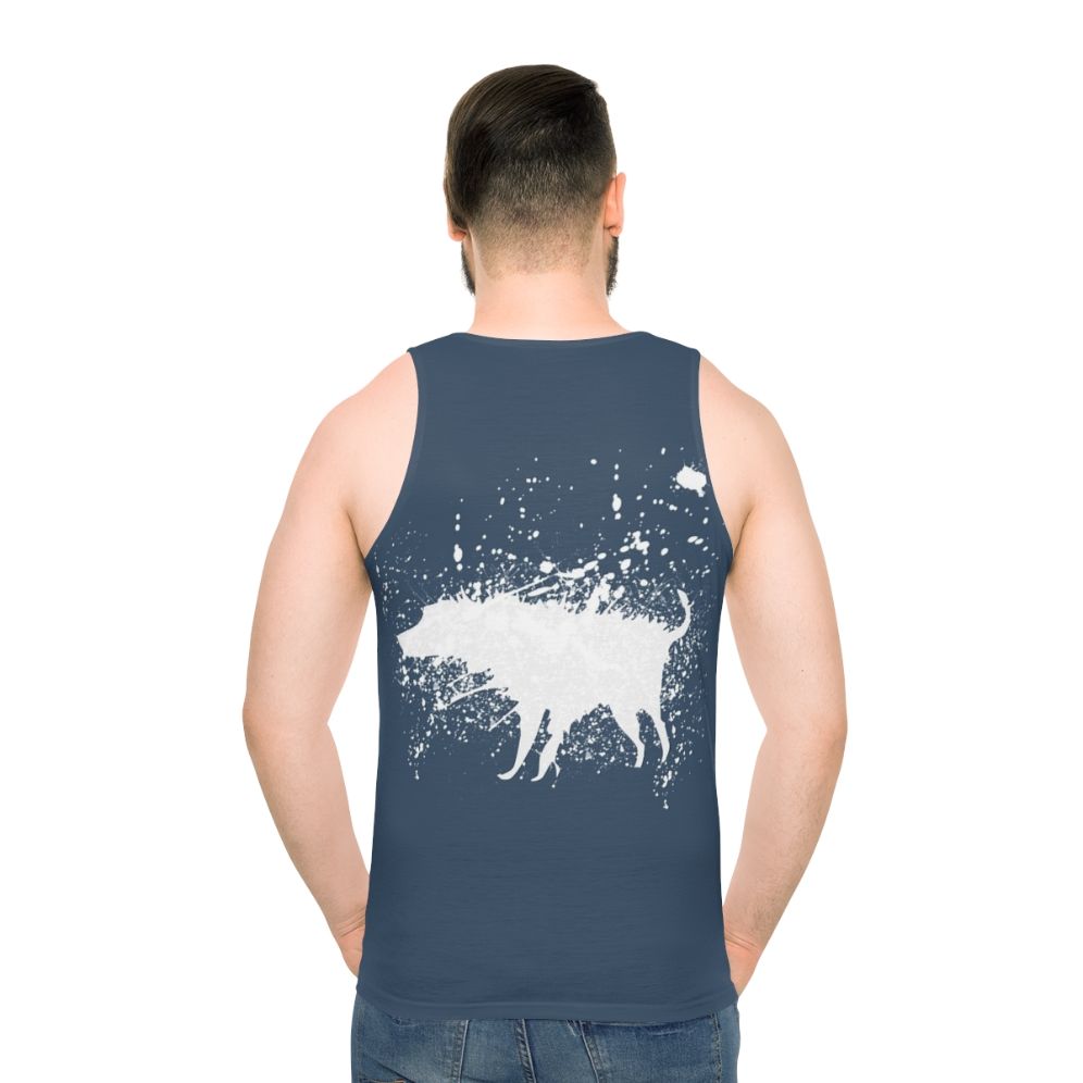 Banksy Splash Dog Unisex Tank Top