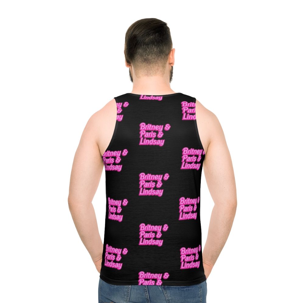 Barbie-inspired unisex tank top in pastel pink