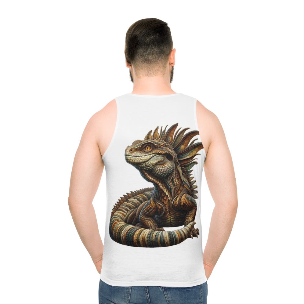Basilisk embroidered unisex tank top