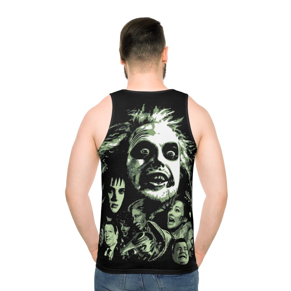 Beetlejuice unisex tank top featuring the iconic movie character