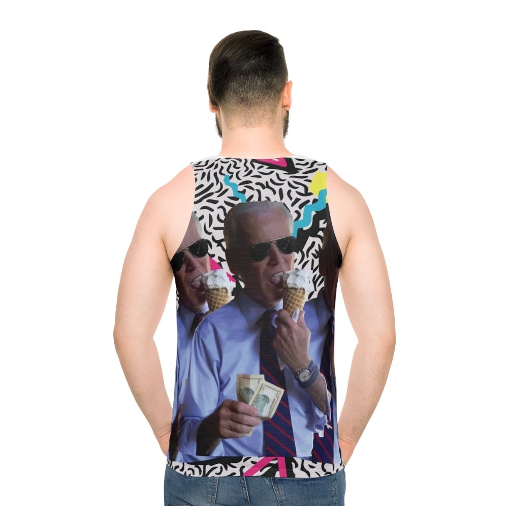 Biden Vaporwave 90s Aesthetic Unisex Tank Top