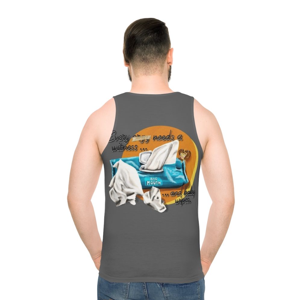 Big Mouth Maury's Baby Wipes Unisex Graphic Tank Top
