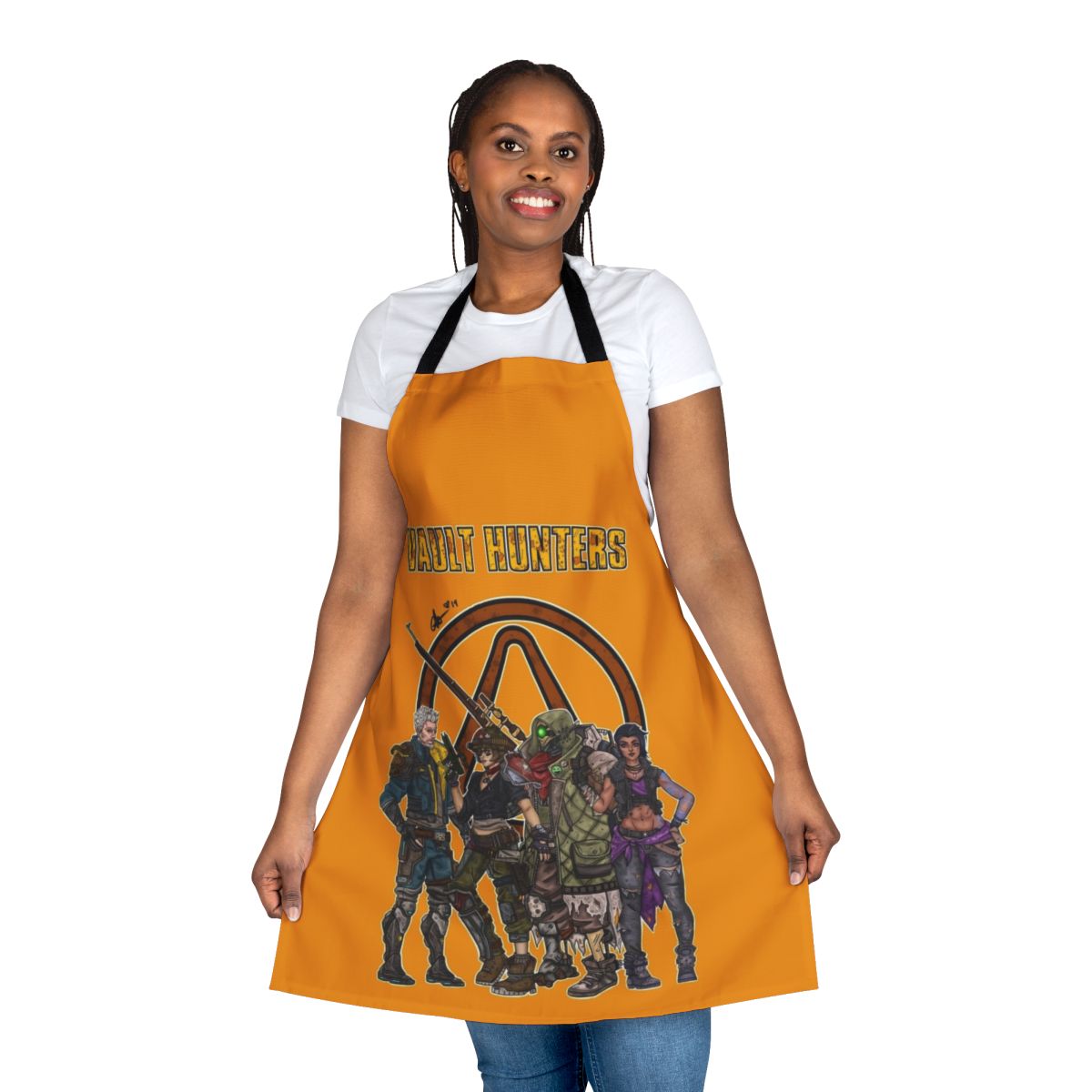 Borderlands 3 inspired apron featuring the Vault Hunters logo