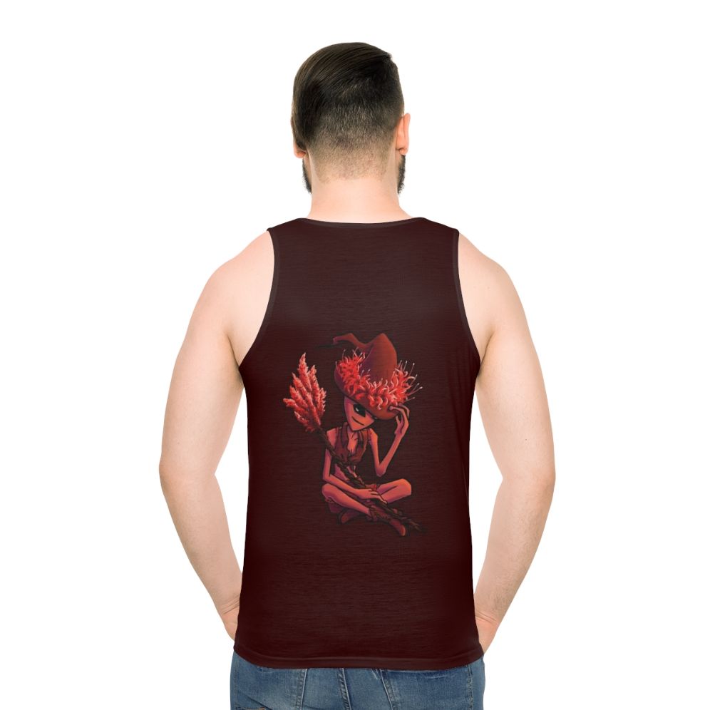 Unisex botanical witch alien tank top