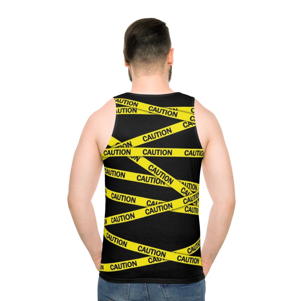 Bright Caution Tape Unisex Tank Top