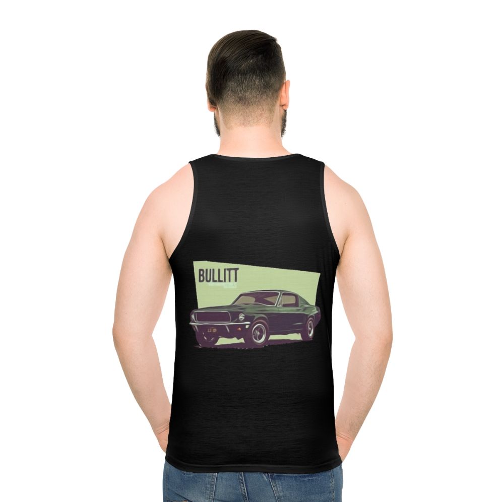 Bullitt Unisex Tank Top featuring Steve McQueen and the Ford Mustang