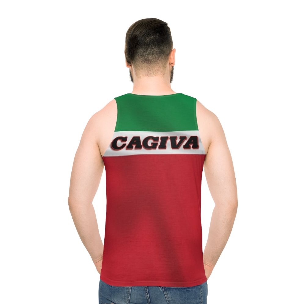 Cagiva Italian Flag Unisex Tank Top
