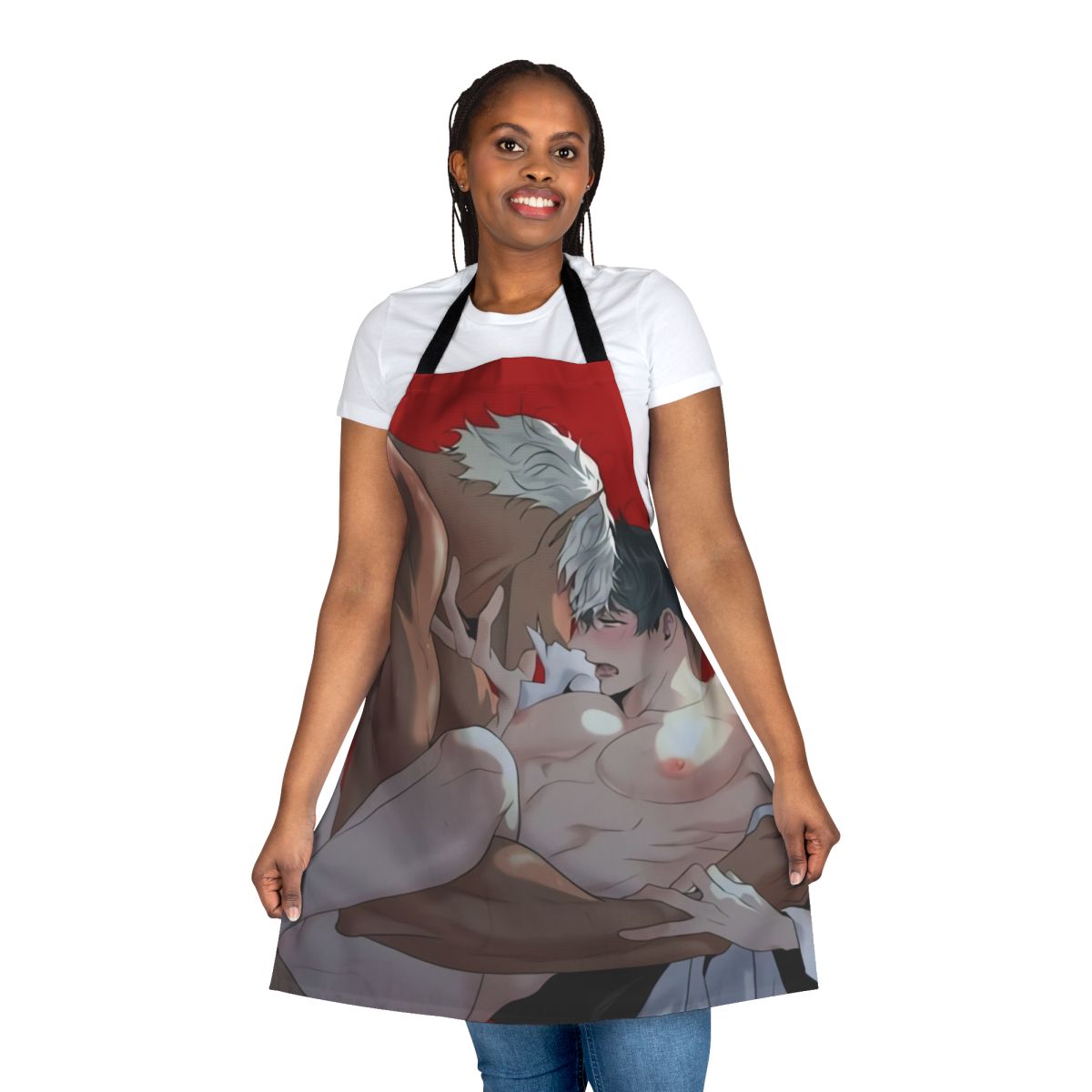 Cain and Gyeong BL-inspired apron with a cute, fantasy-themed design