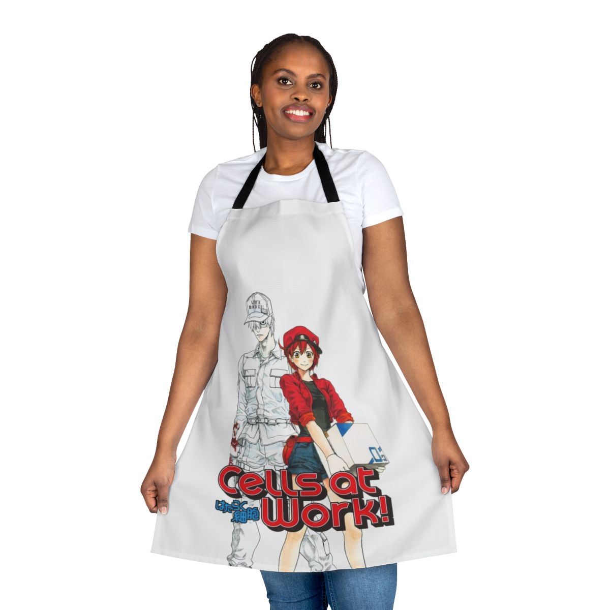 Cells at Work-inspired biology-themed anime apron