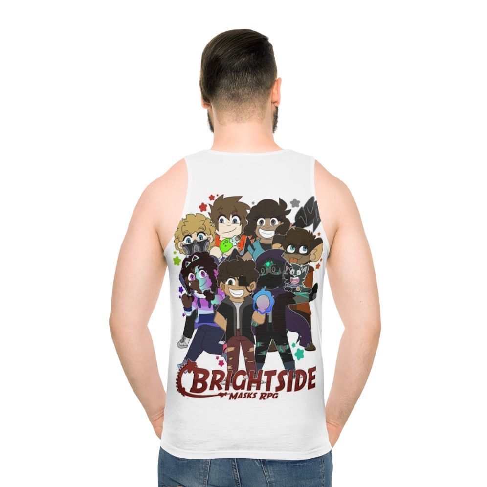 Chibi superhero unisex tank top