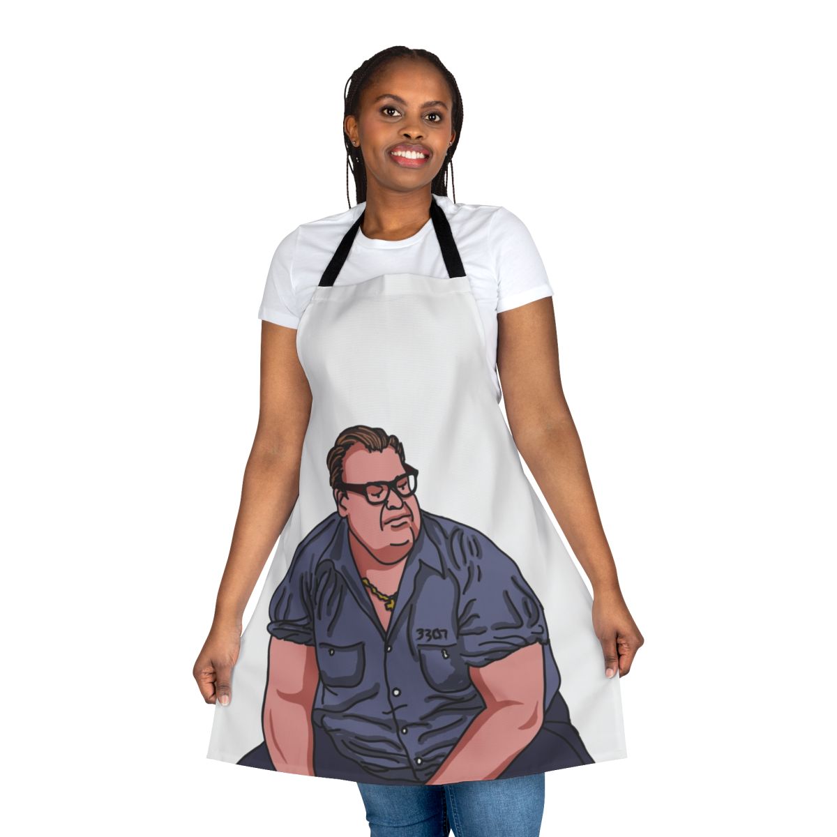 Chris Farley's "Matt Foley" Inspired Prison Blues Apron