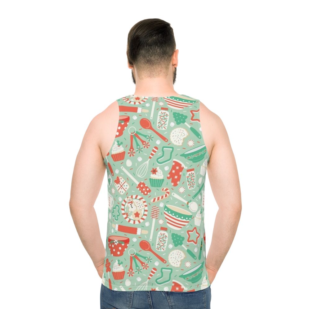 Christmas baking unisex tank top