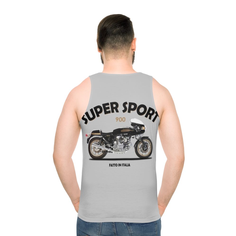 Classic motorcycle unisex tank top