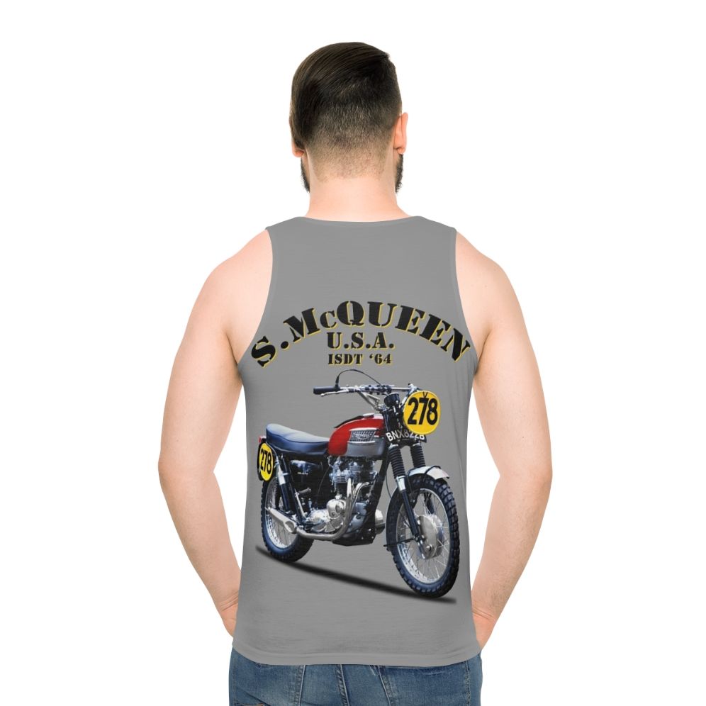 Classic Motorcycle ISDT 1964 Unisex Tank Top