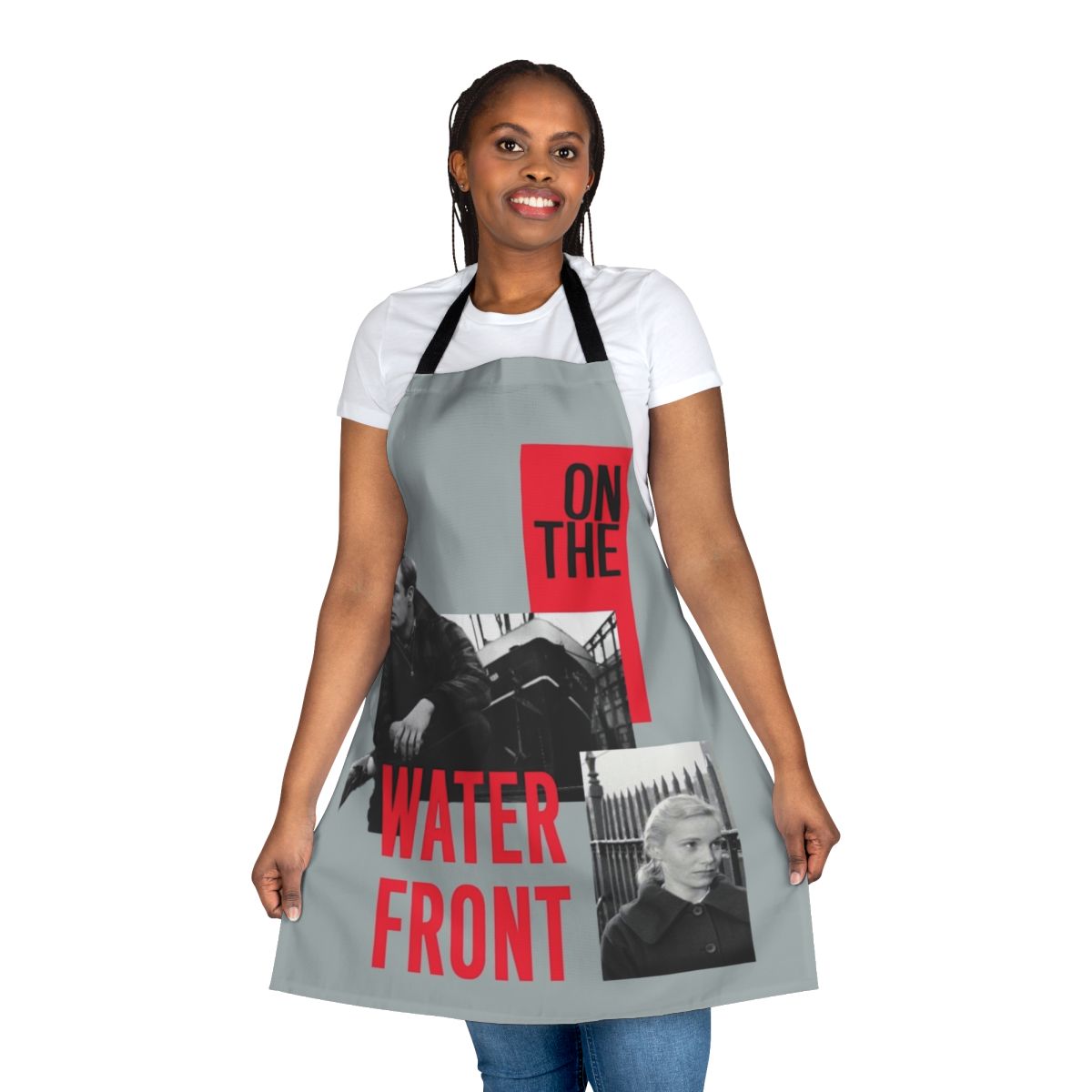 Apron featuring an iconic scene from the classic American crime drama "On The Waterfront" starring Marlon Brando