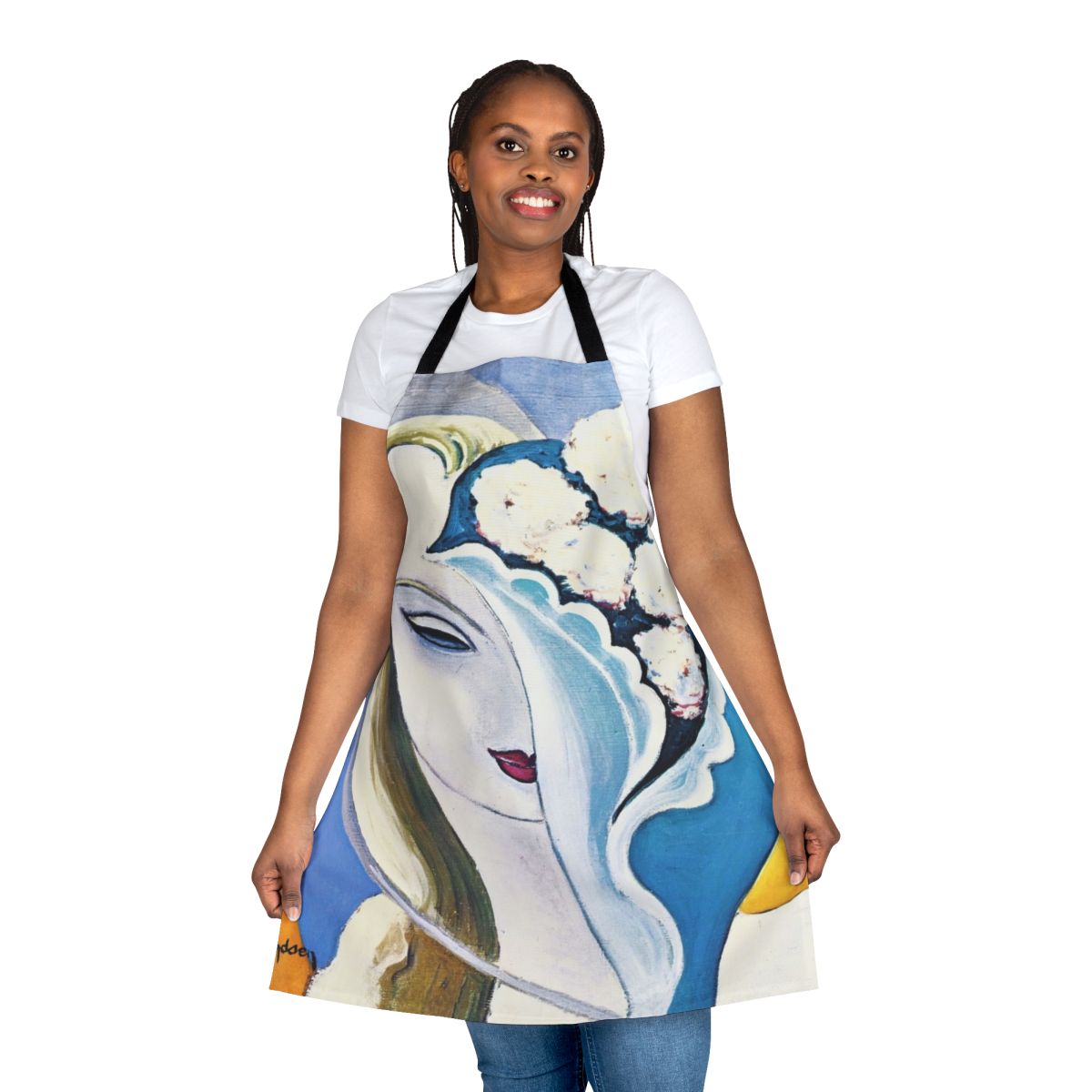 Layla Apron with Retro 60s 70s Music Vibes