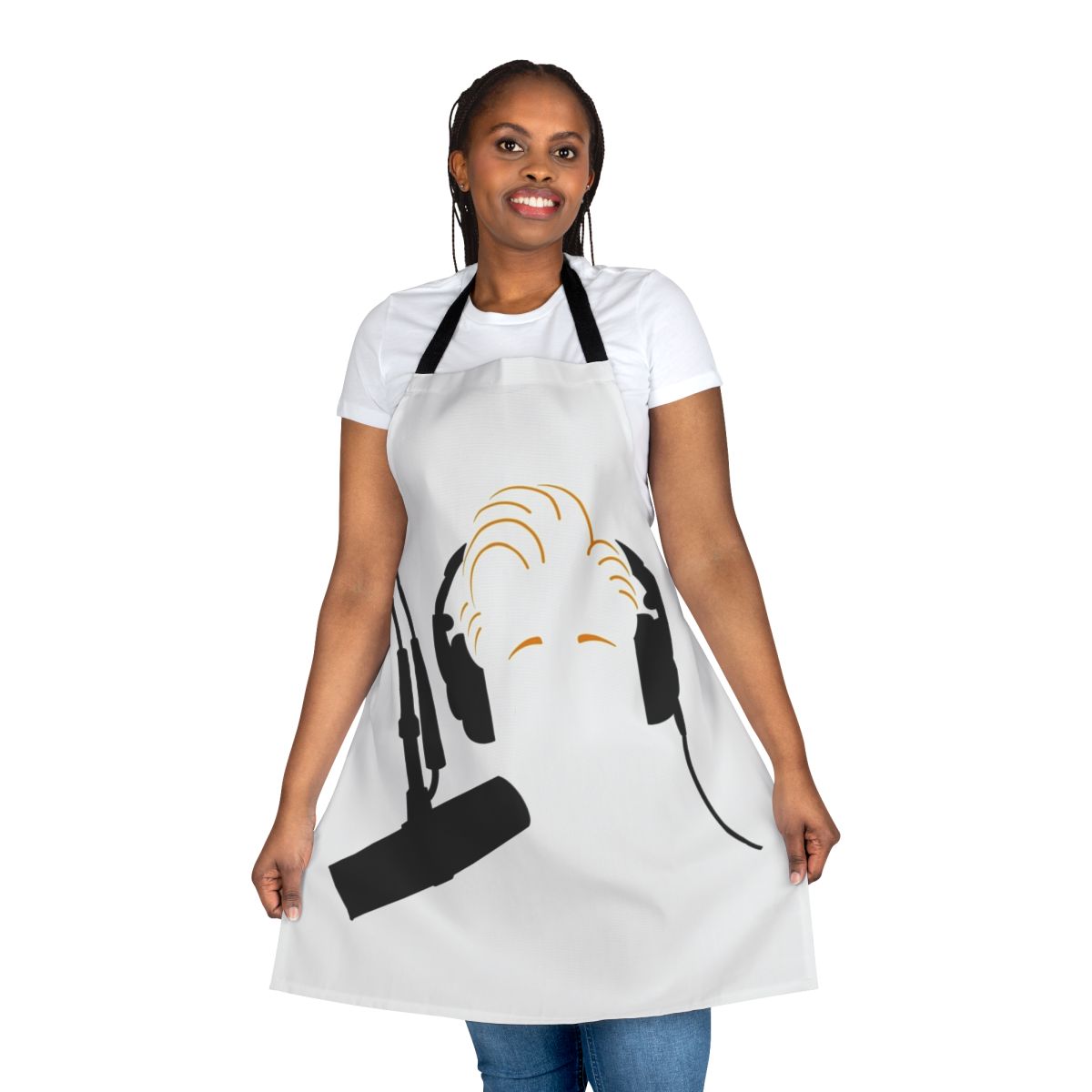 Co Brien-Inspired Apron featuring the Team Coco logo