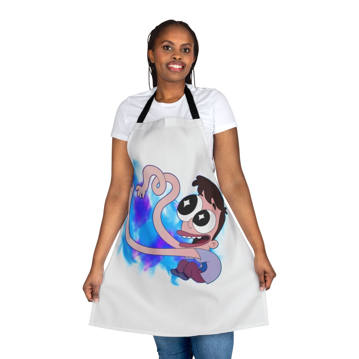 Apron featuring the character Nick Birch from the hit Netflix series Big Mouth
