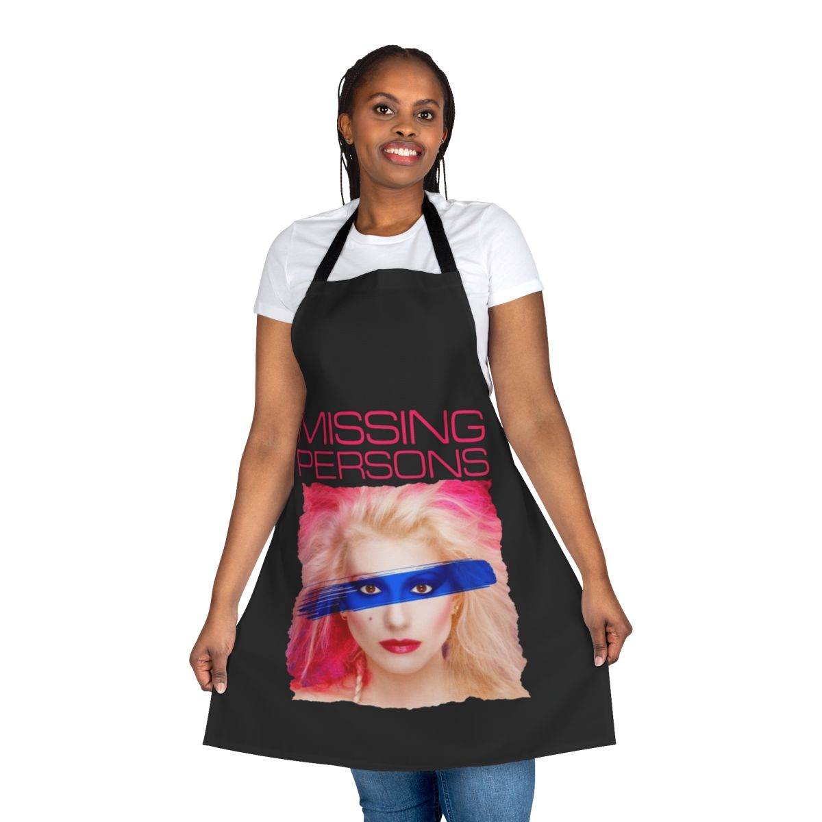 Missing Persons Band Logo Printed on a Quality Apron