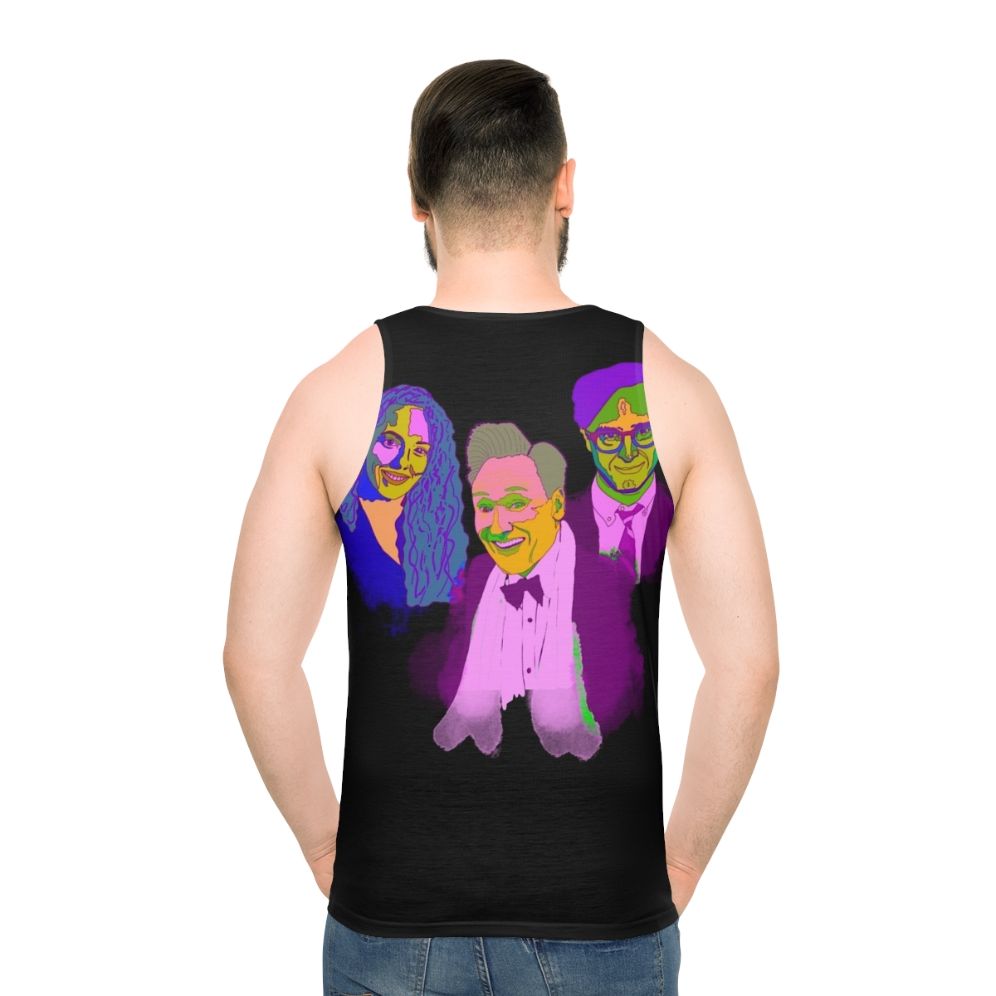 Conan O'Brien inspired abstract portrait tank top