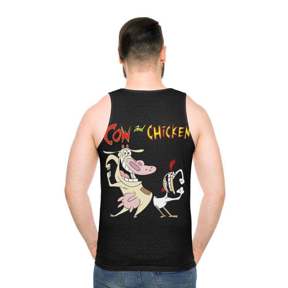 Cow and Chicken Unisex Essential Tank Top