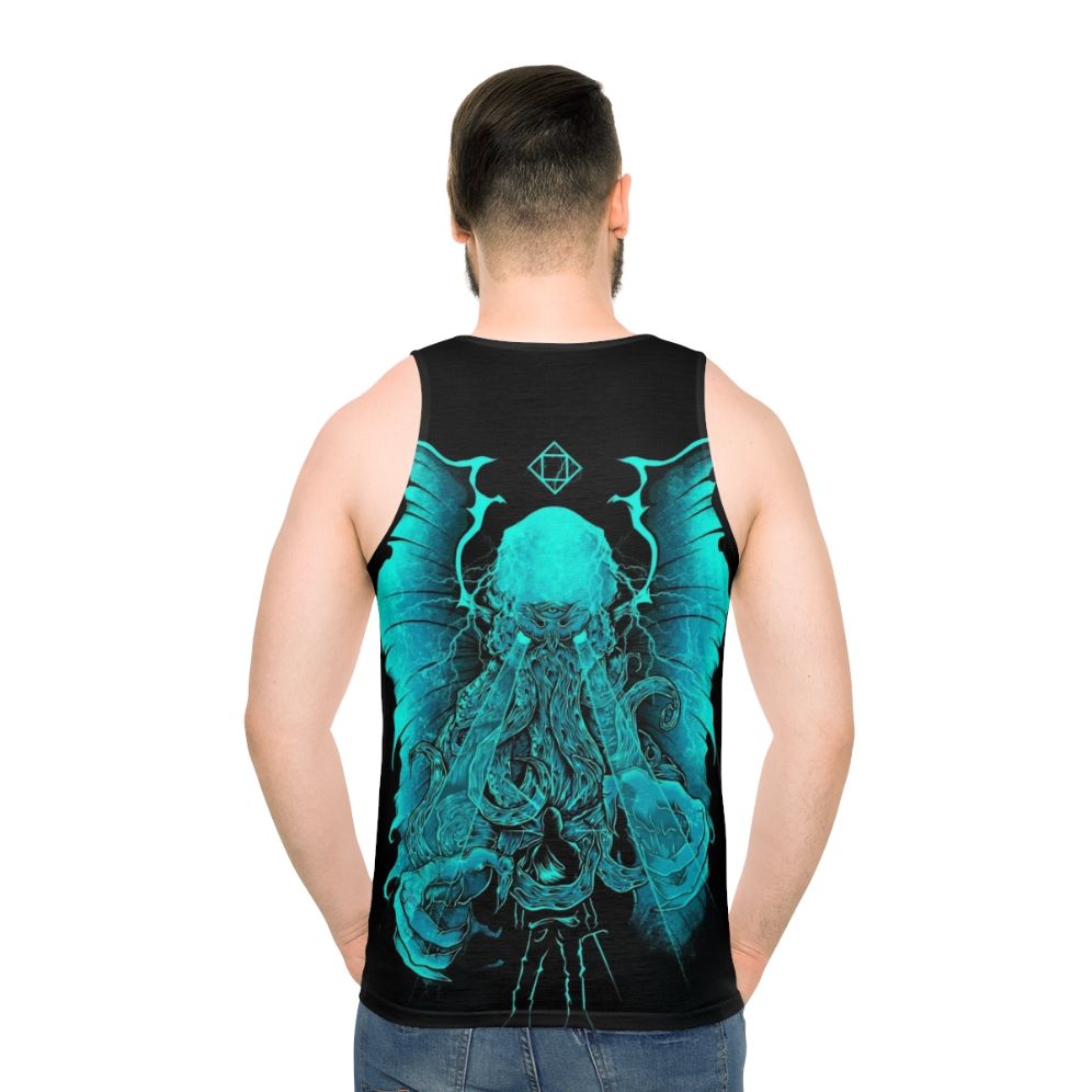 Cthulhu unisex tank top with dark art illustration