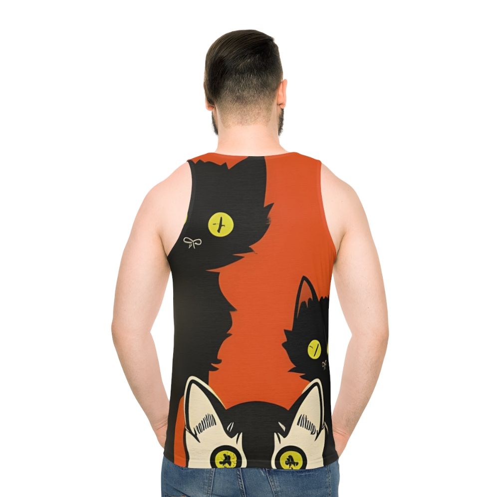 Curious Cats Unisex Halloween Tank Top