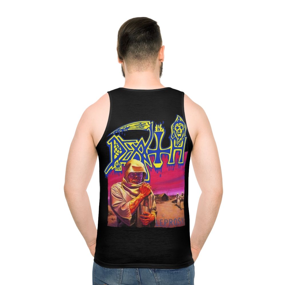 Unisex death leprosy metal tank top