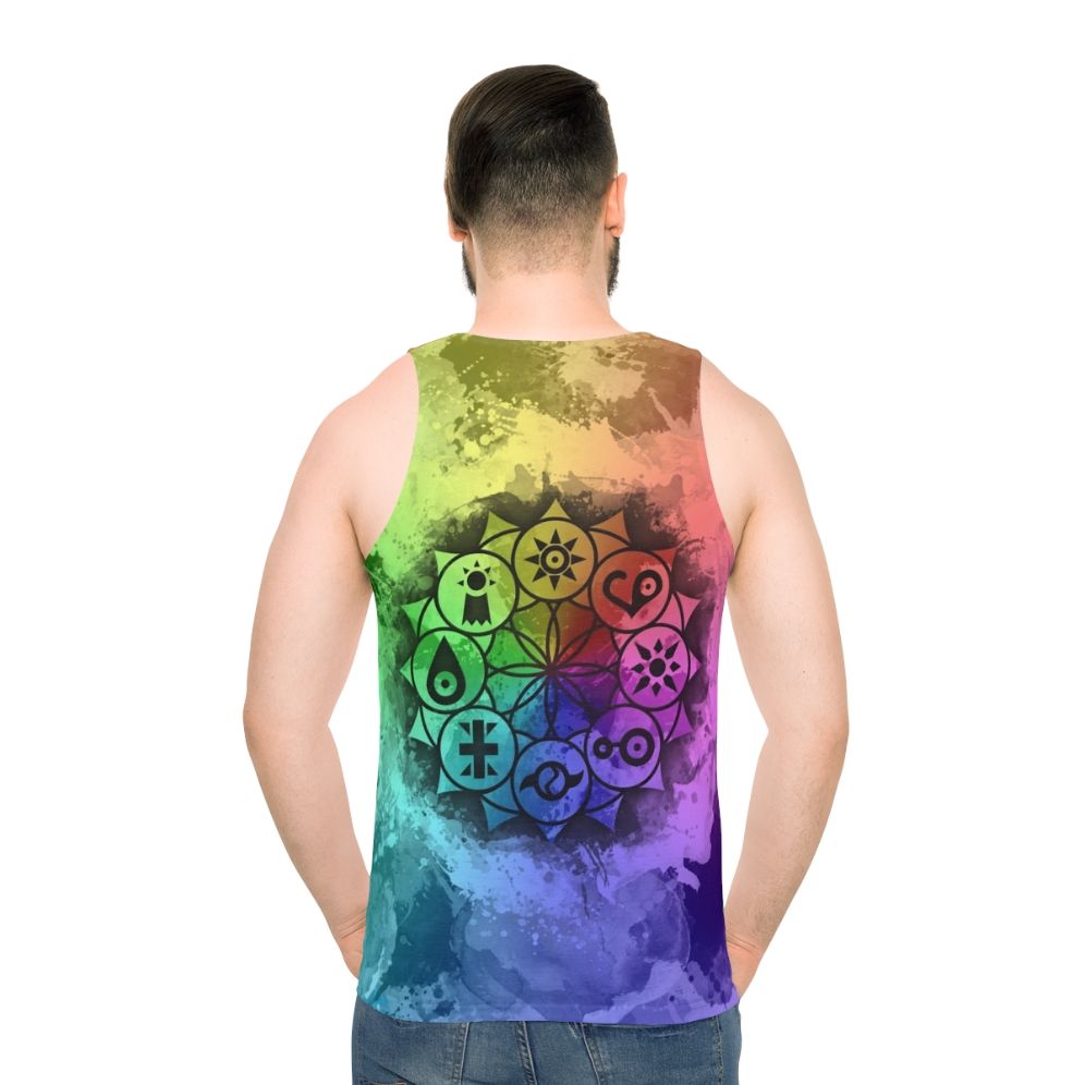 Digimon mandala print unisex tank top