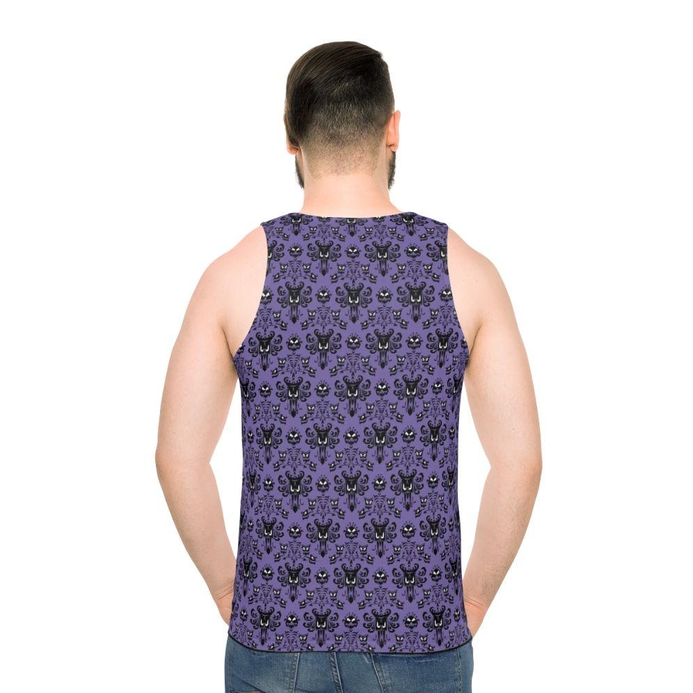 Disney Haunted Mansion Wallpaper Unisex Tank Top