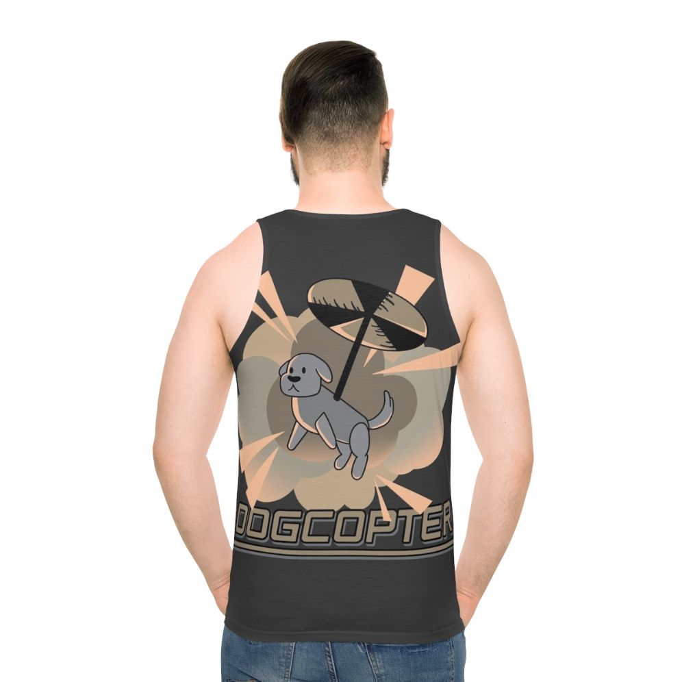 Unisex Dogcopter Tank Top