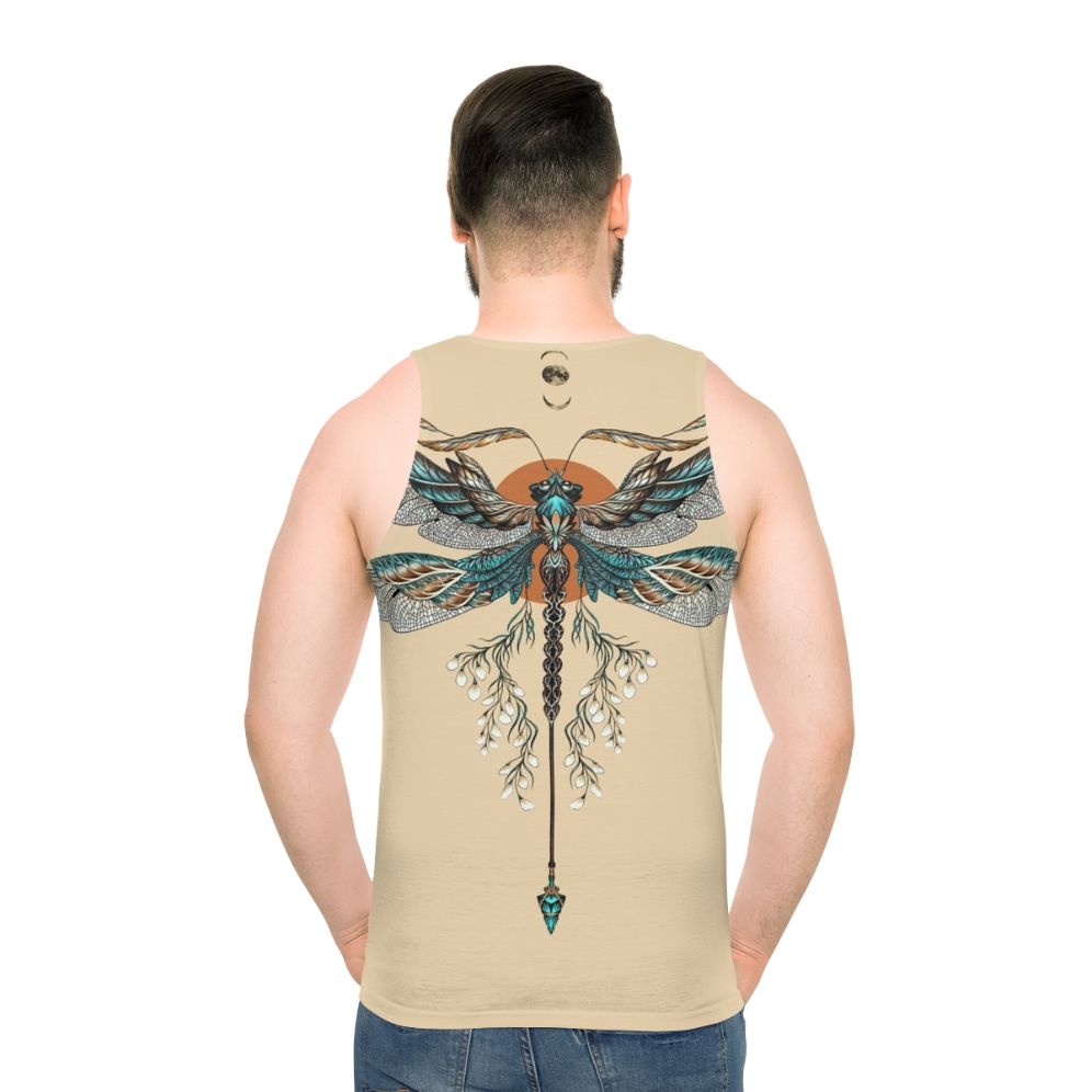Dragonfly tattoo unisex tank top