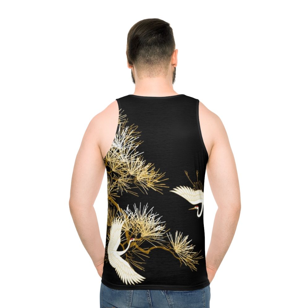 Elegant Japanese Cranes Unisex Tank Top