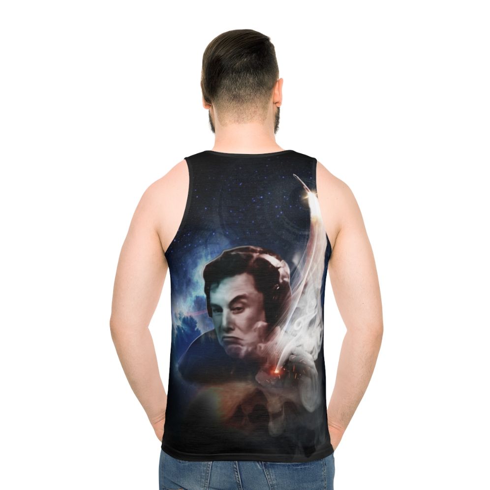 Elon Musk Blast Off Unisex Tank Top