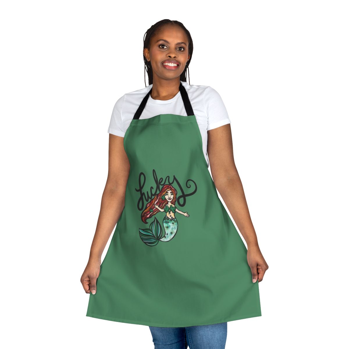 Magical mermaid-themed apron in a whimsical, charming design