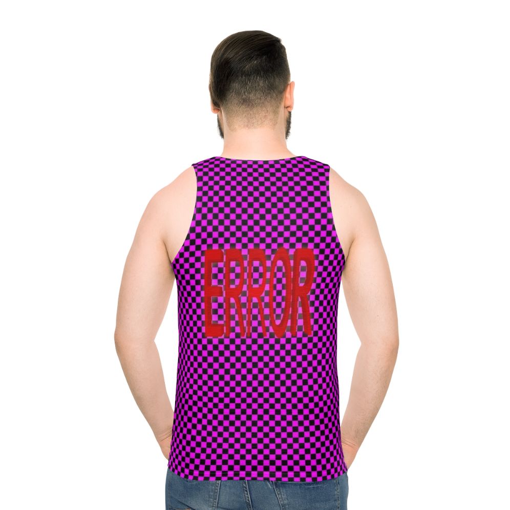 Error Texture Glitch Unisex Tank Top