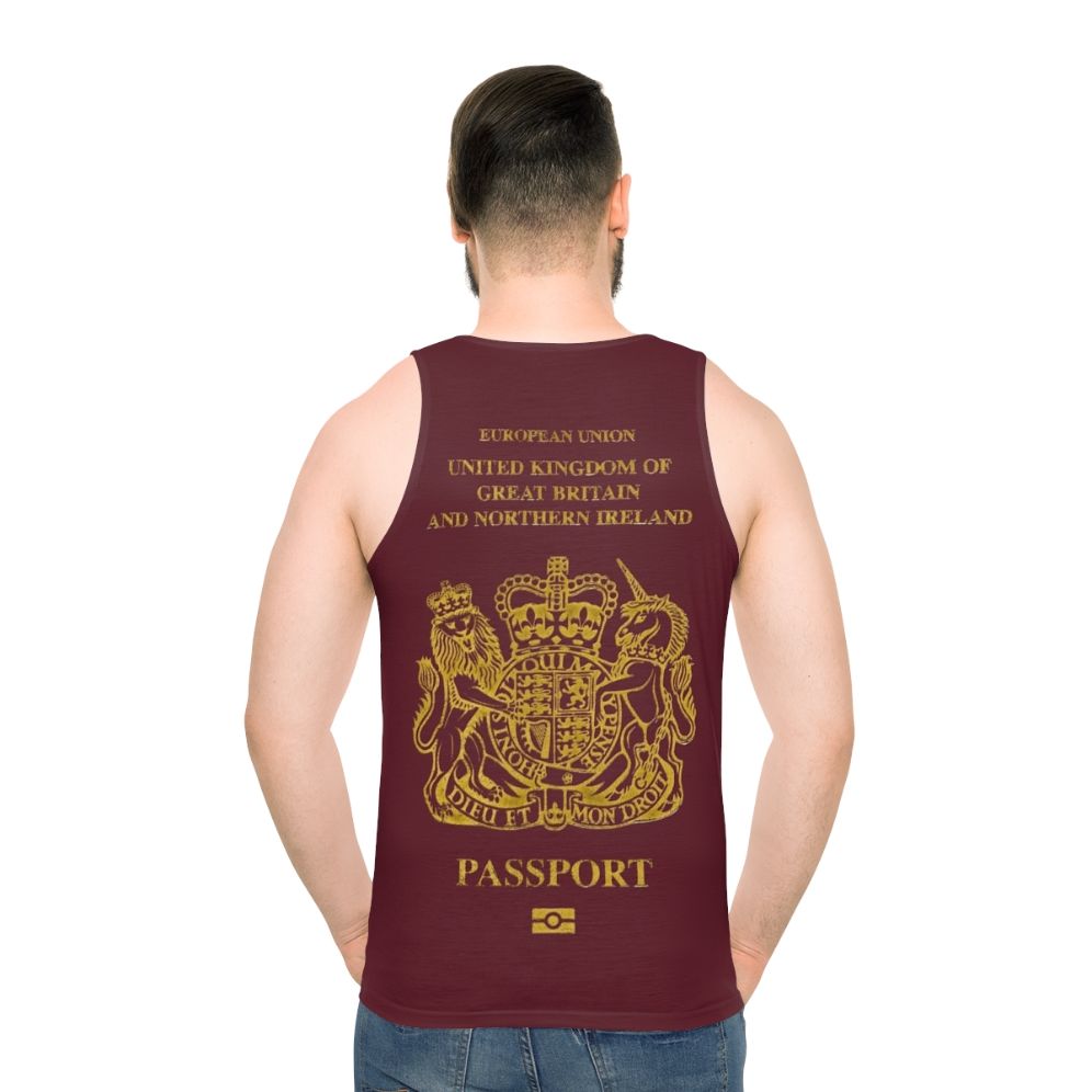 European Passport Unisex Tank Top