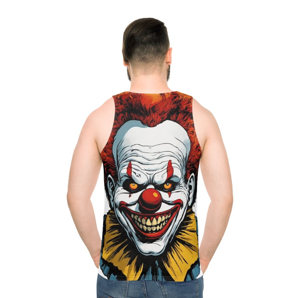 Vintage Evil Clown Unisex Tank Top