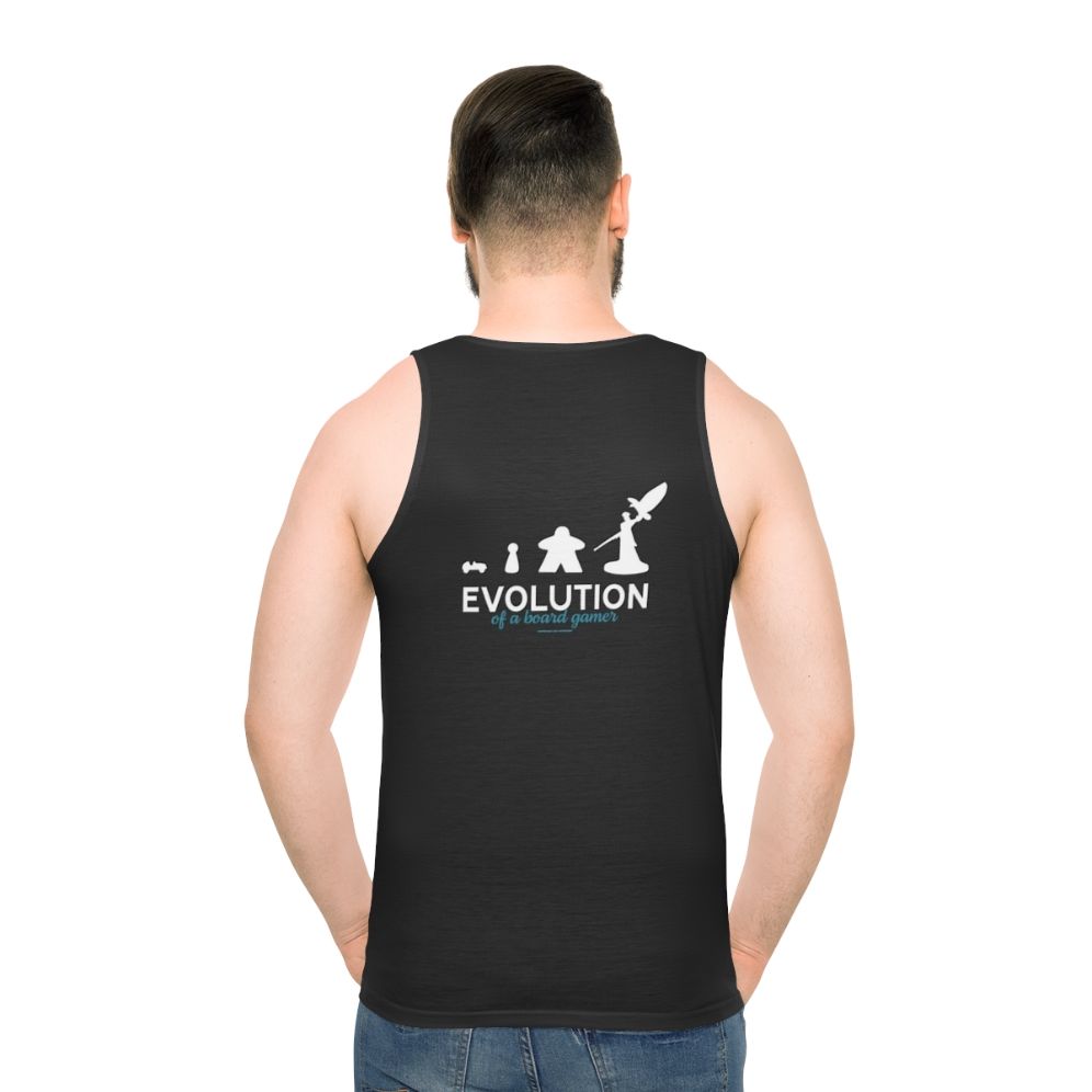 Evolution of a Board Gamer Unisex Tank Top