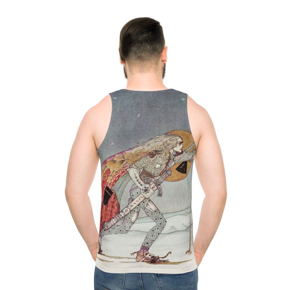 Fairytale fantasy unisex snow shoes tank top