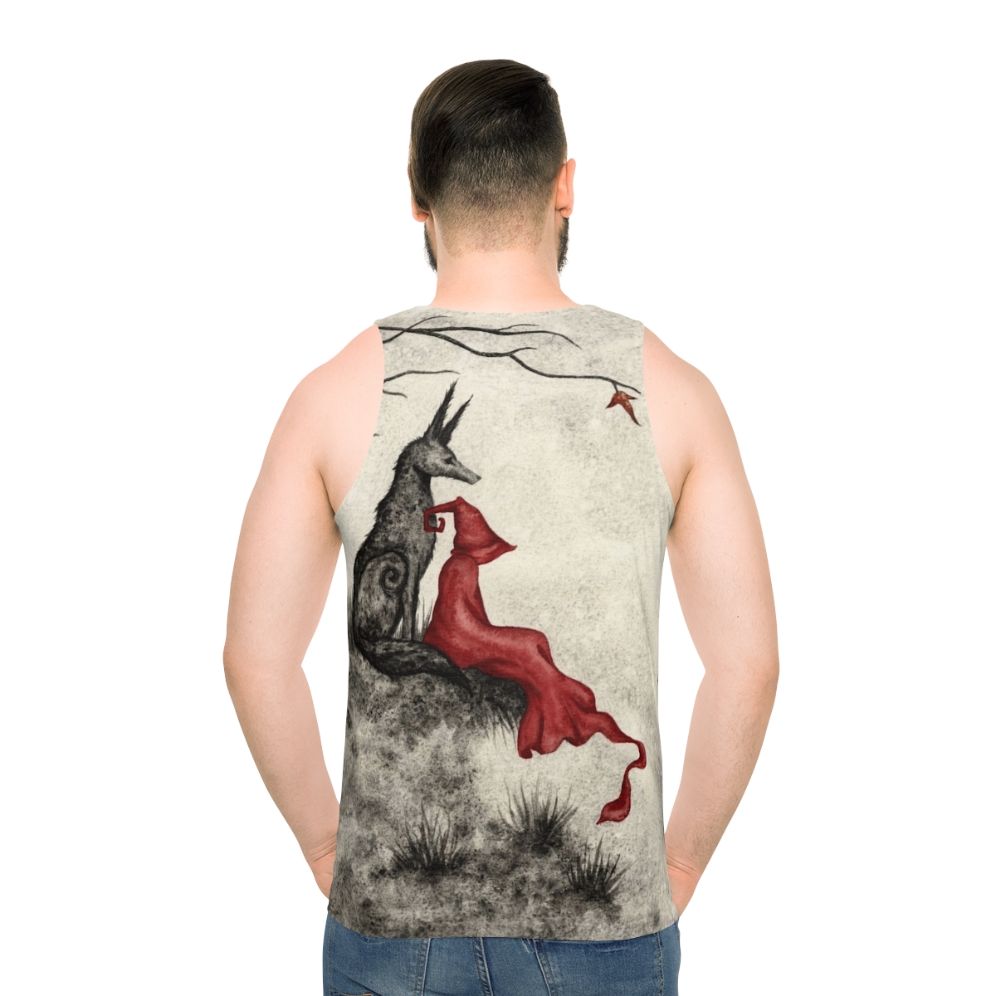 Fantasy fairy tale autumn unisex tank top