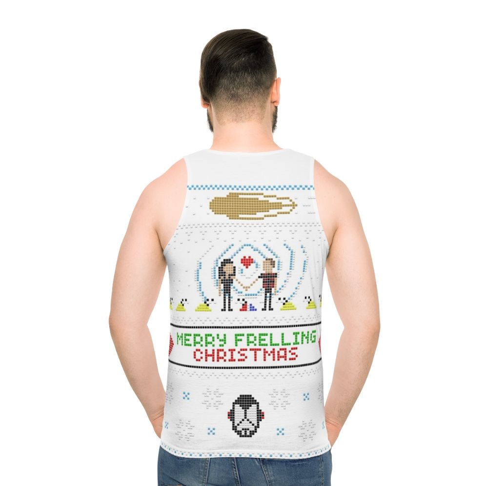 Farscape inspired ugly christmas sweater unisex tank top
