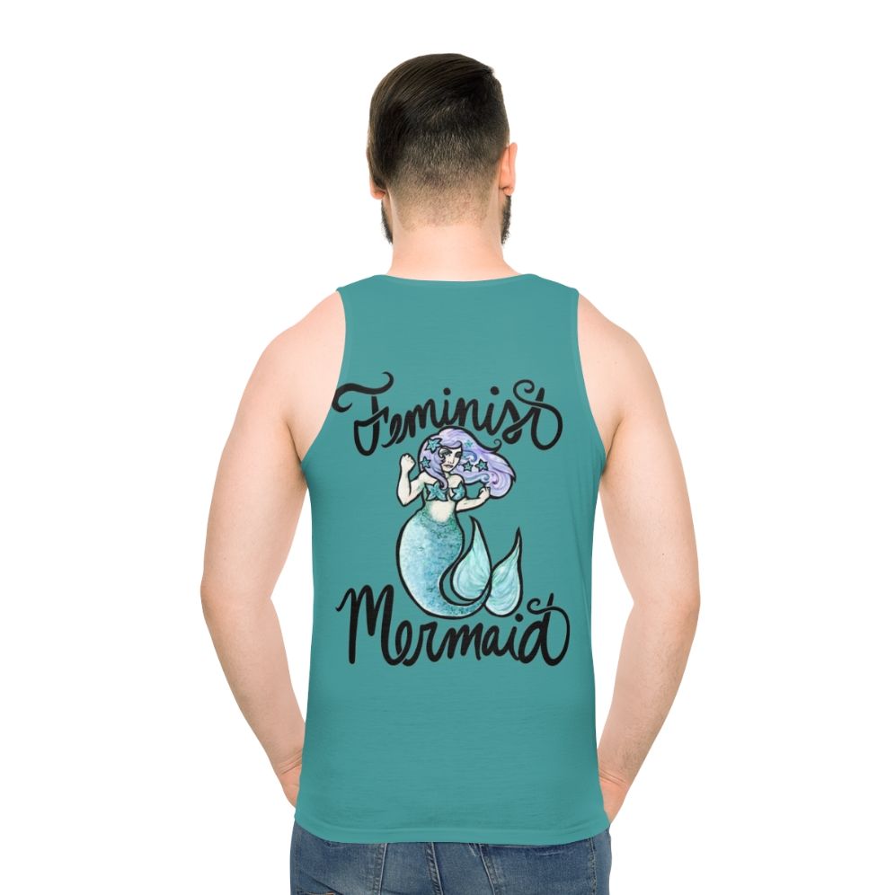 Feminist mermaid unisex tank top