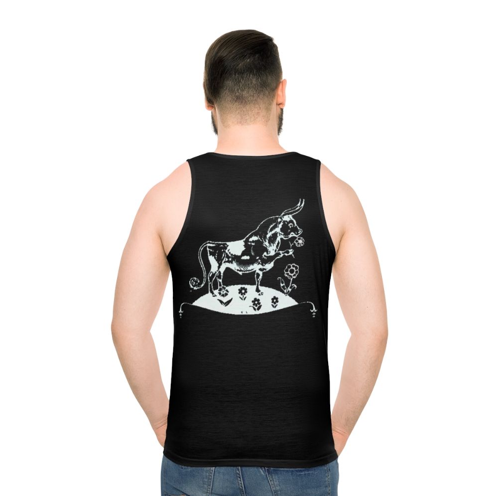 Ferdinand The Bull White Unisex Tank Top for Indie Rock Music Fans